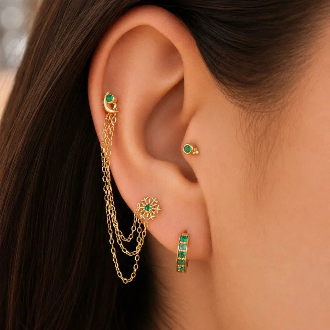 Piercings en Oro Sólido 18K