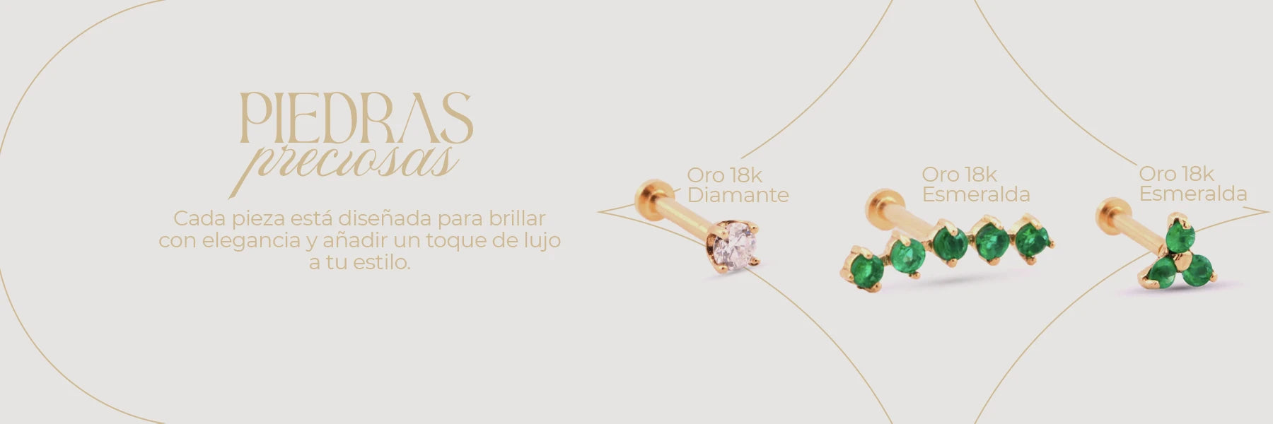 Piercings en Oro Sólido 18K