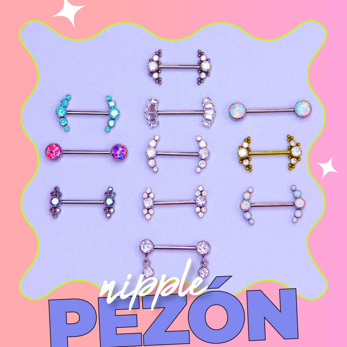 Piercings de Pezón en Titanio Premium