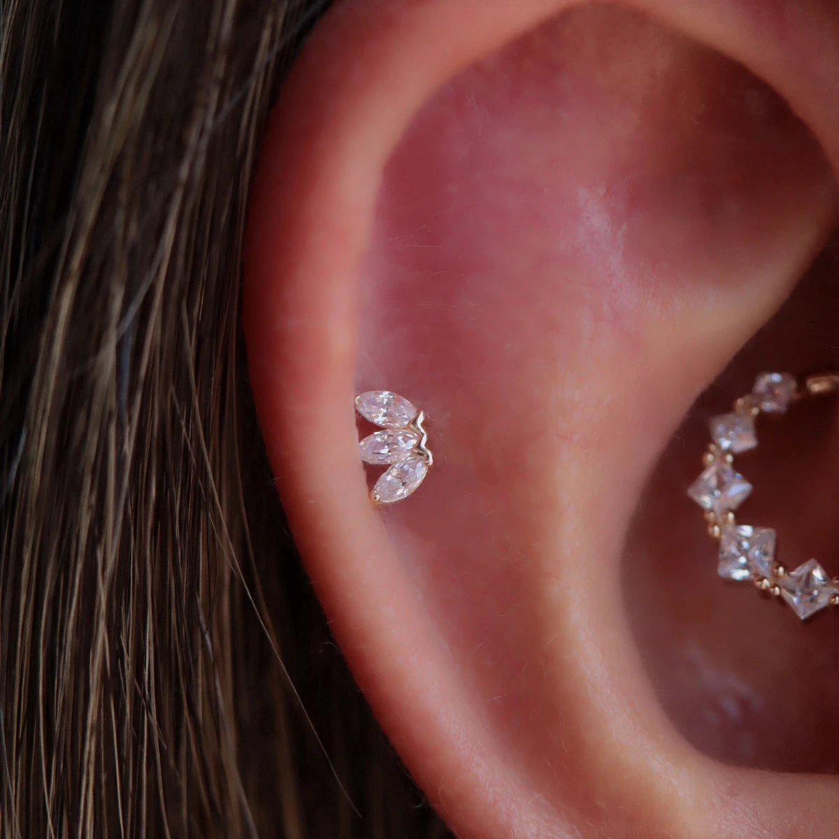 Labret Corona Luxury Oro 14K