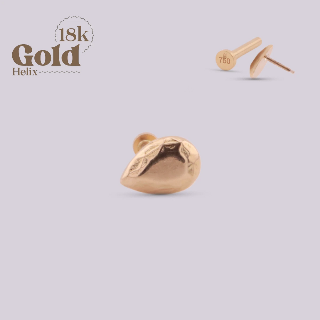 Tragus Earring in 18k Gold