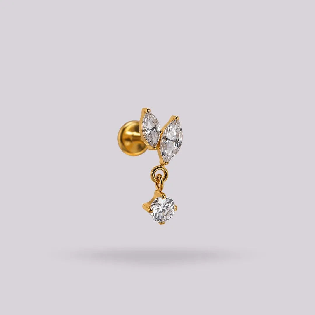 Labret Pétalo con Colgante
