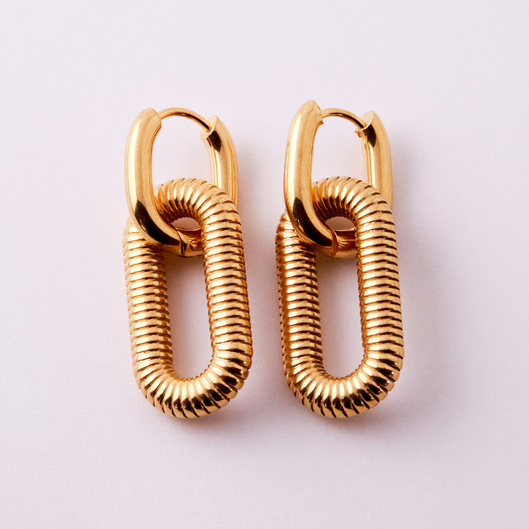 Aretes Modulares Rectangulares en Acero Inoxidable – Dorado PVD y Plateado