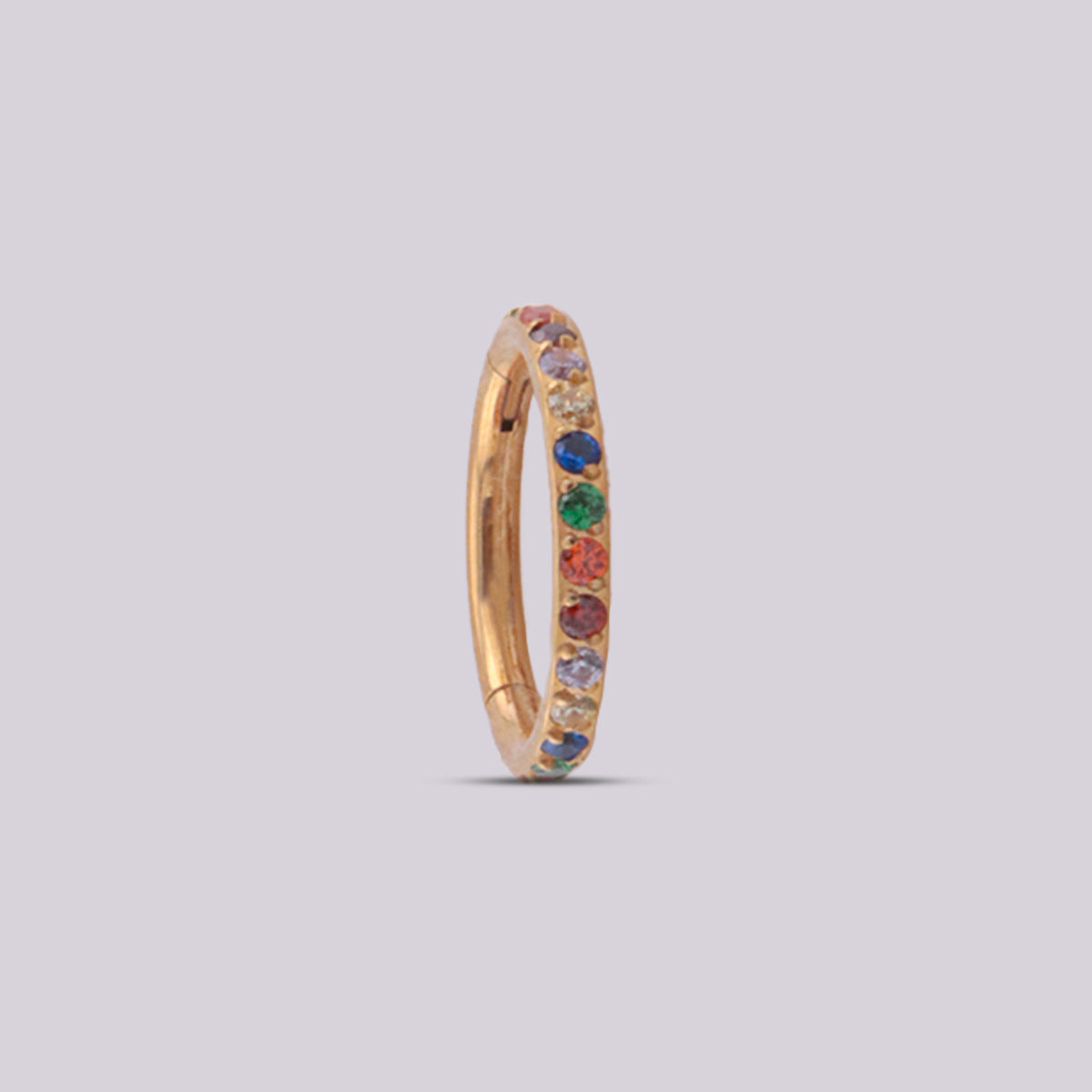 Aro Clicker Orange Multicolor en Titanio