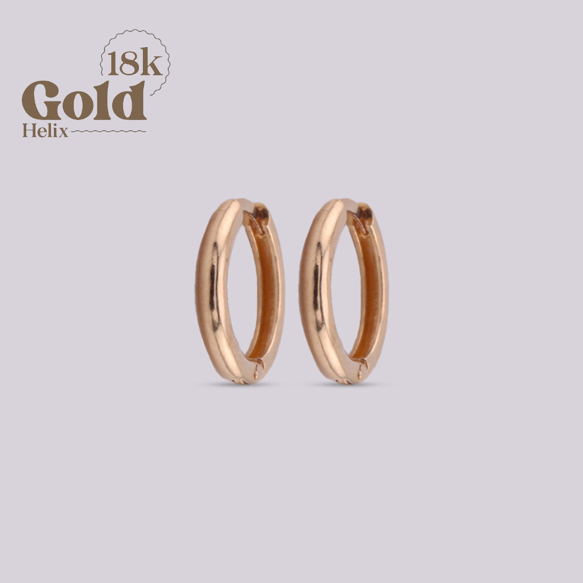 Arete Clicker de Oro 18K 6mm
