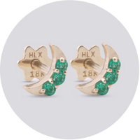 Aretes de Oro 14K y 18K