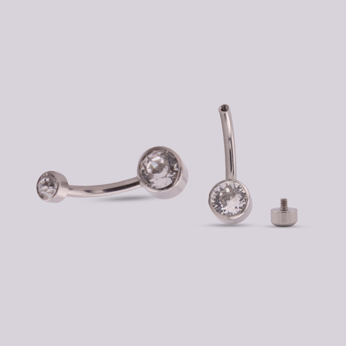 Crystal Clear Navel Piercing