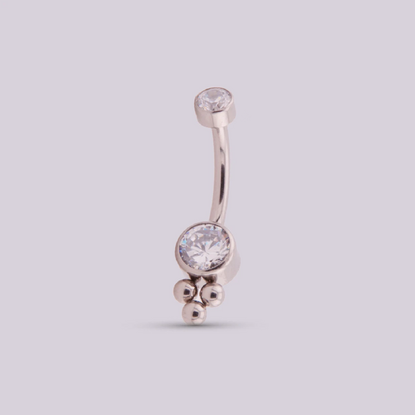 Navel Piercing Trinity Silver