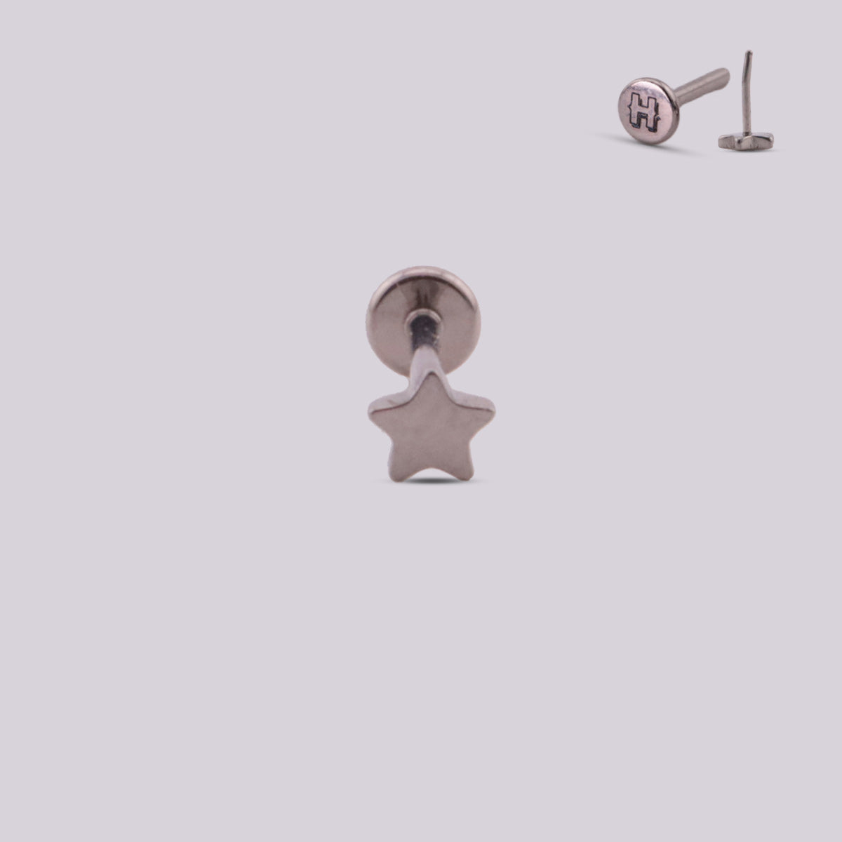 Piercing Nostril Star en Titanio