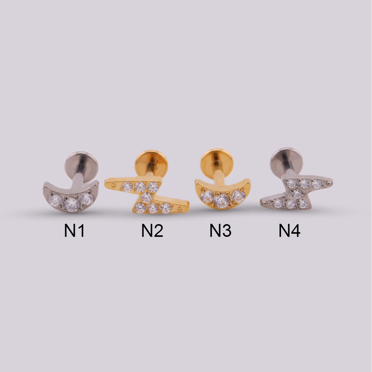 Labret Nova en Titanio