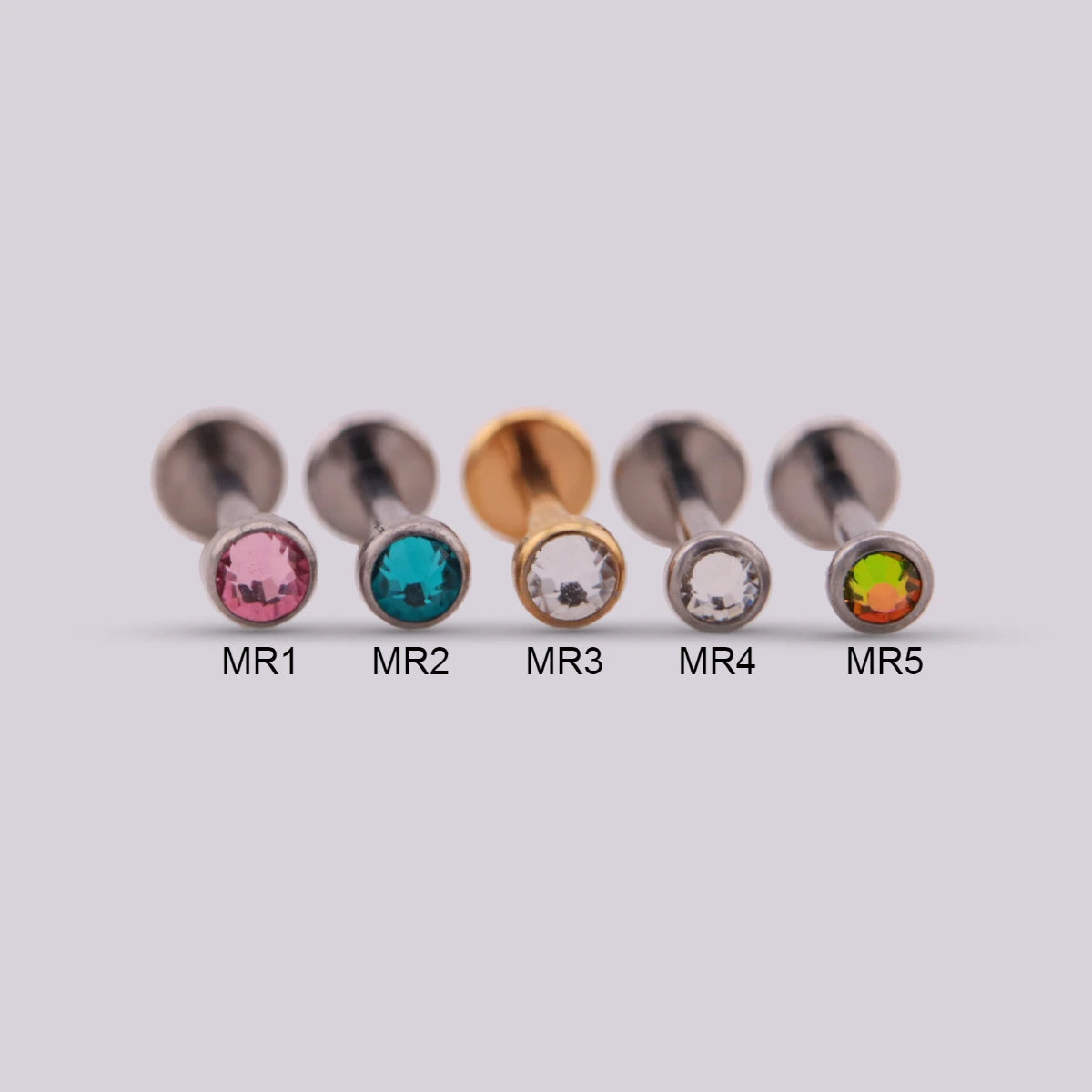 Labret Mirror en Titanio