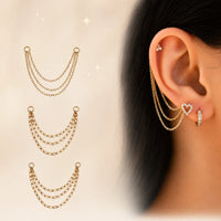 Cadenas para Piercings en Oro y Titanio