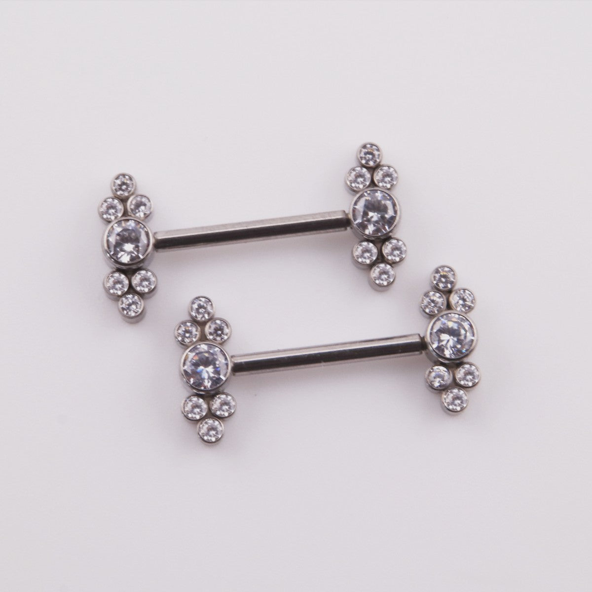 Piercing de Pezón Isa en Titanio con Zirconia