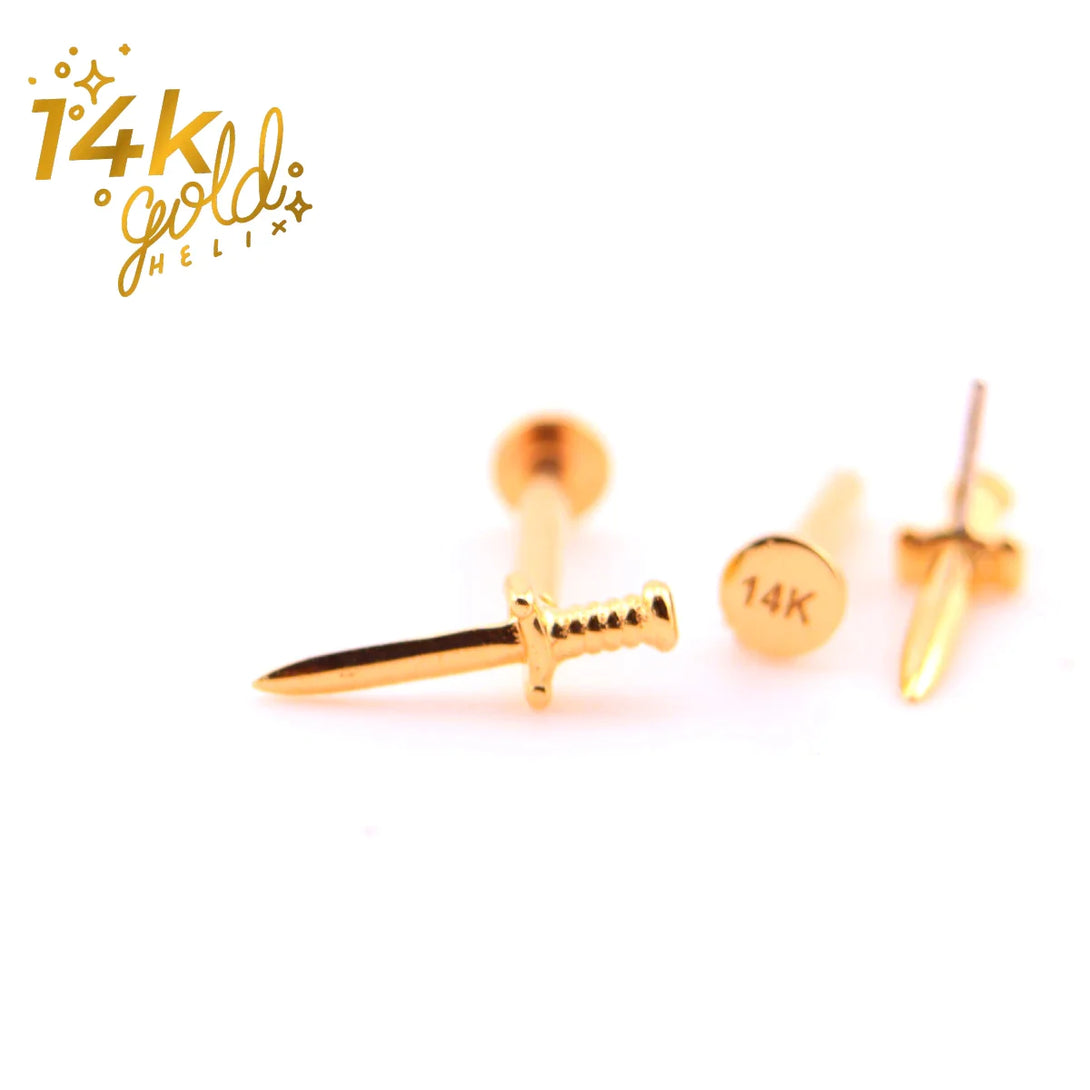 piercing nariz de oro